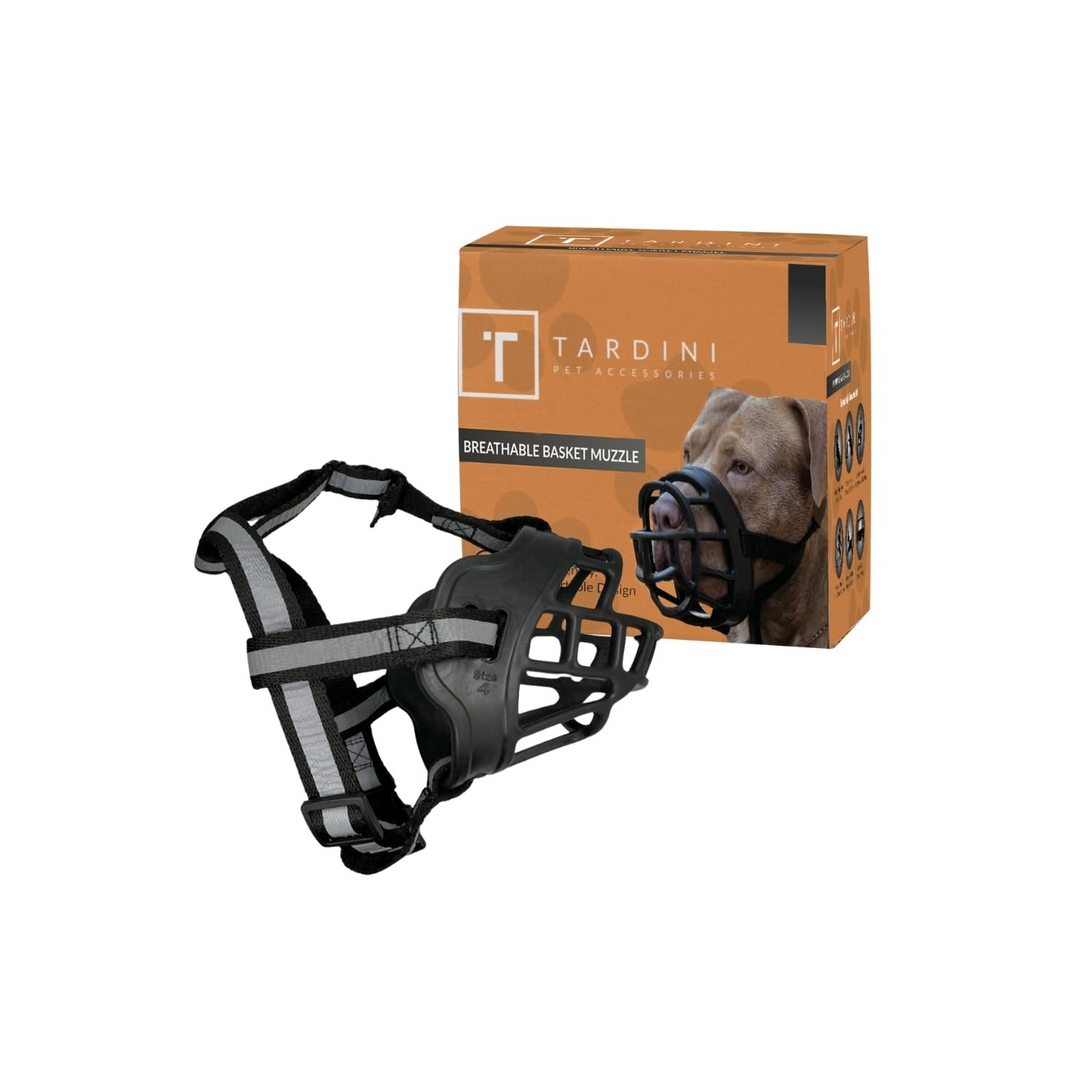 Dog Muzzle– Soft Rubber Basket Muzzle for Large Dogs- Dog Mussel