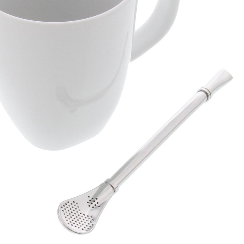 Stainless Steel Bombilla for Mate Tea and Matcha Drinking Tube