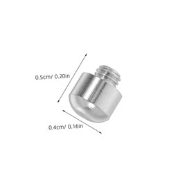 NOLITOY 8pcs Metal Hair Scissor Mufflers Noise Reducing Bumpers for Pet Grooming Barber Tools Enhance Cutting Precision Fit for Salon Accessories