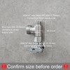 Tecmolog Add On Tee Fitting Stainless Steel Toilet Water Supply