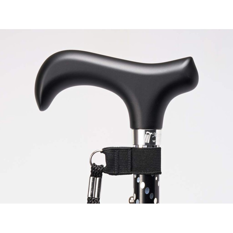 Merry Sticks（メリースティックス） ／ スターライト ／ 折りたたみステッキ ／ 杖 ／ ブラック