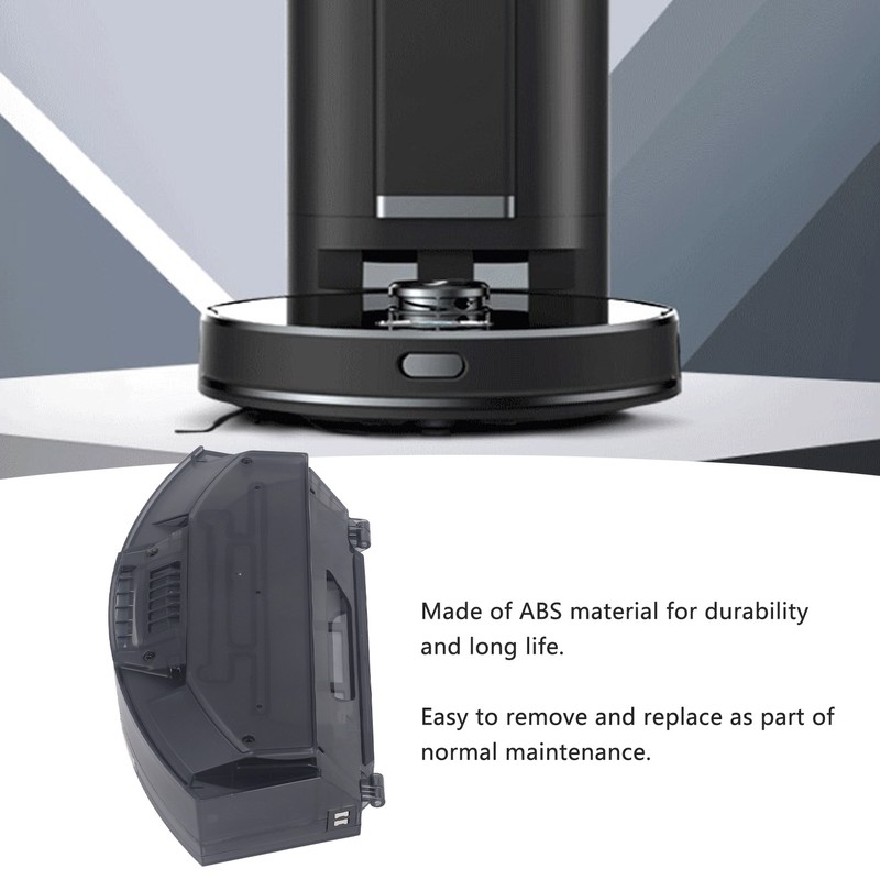 2 in 1 Water Tank Dust Collection Box ABS Easy