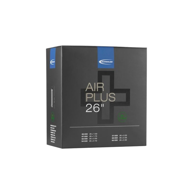 Schwalbe Air Plus Hose, Black, One Size