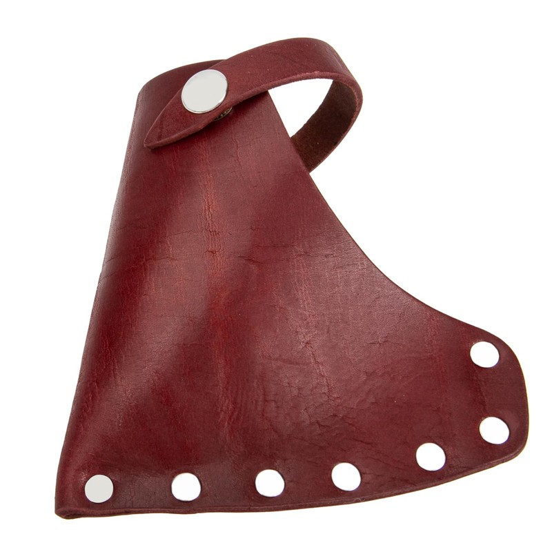 Sosoport 2pcs Cattlehide Hatchet Cover Protective Case for Camping Axe