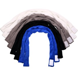 Chewy Necklace Sensory, 8 Pack Terry Cloth Chewy Necklaces for Boys Girls with Autism, ADHD, SPD, Fidgeting, Anxiety to Chewing, Absorbent Fabric Bands Teething Necklace for Chewers