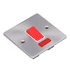 Wall Plate Switch Double Inlet Outlet 45A Air Conditioning Panel