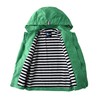 Hiheart Boys Girls Waterproof Hooded Jackets Cotton Lined Rain Jackets