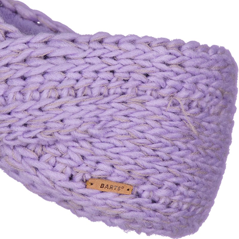 Barts Womens Jasmin Hand Knitted Fleece Lined Headband - Lilac