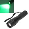 Small LED Flashlight Single Mode Retractable Focusing Waterproof Green Light