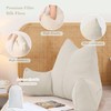 Kawaii Cat Ear Reading Pillows with Arms for Adults Back