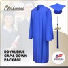 CLERKMANS Royal Blue Cap & Gown & Tassel Package -