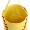 E-FirstFeeling Softball Basket Easter Baskets for Kids Canvas Easter Eggs