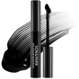 SON&PARK Mascara Effect Eyelash & Brow Growth Serum for Eyelash Growth and Thickness, Add Collagen Biotin Lash Boost for Lash and Brow (Large capacity 0.52 oz) (Black)