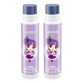 Kit 2 Brillo Labial Frutita Uva Avon