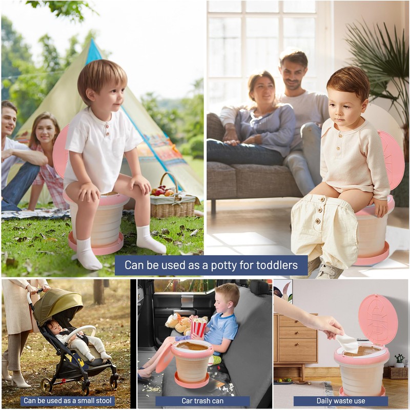 Portable Potty for Toddler,Travel Potty Seat for Toddler,Travel Toilet Kids