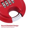 DELSWIN Outdoor Combination Padlock - 4 Digit Heavy Duty Disc