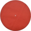 Genuine Leather Turntable Platter Mat - Orange