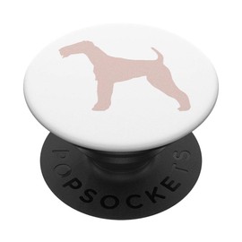 Rose Color Dog Silhouette Airedale Terrier Gifts Dog Mom