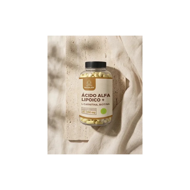 Ácido Alfa Lipoico Raíces Zen Nutrition Company Ala 550mg 60