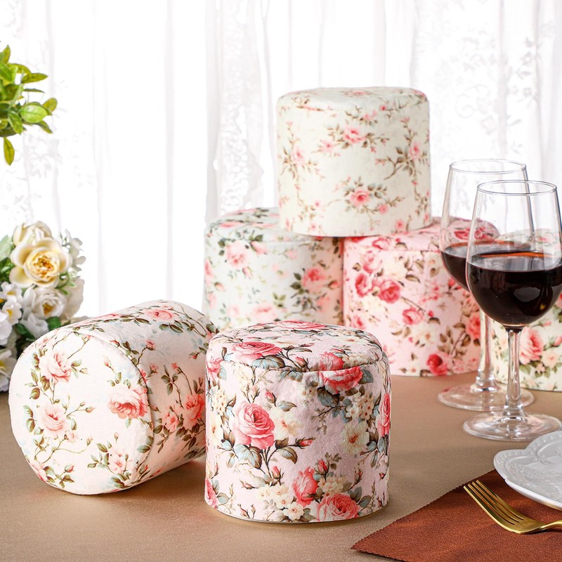 Hoolerry 6 Pcs Decorative Toilet Paper Roll Cover Fit regular