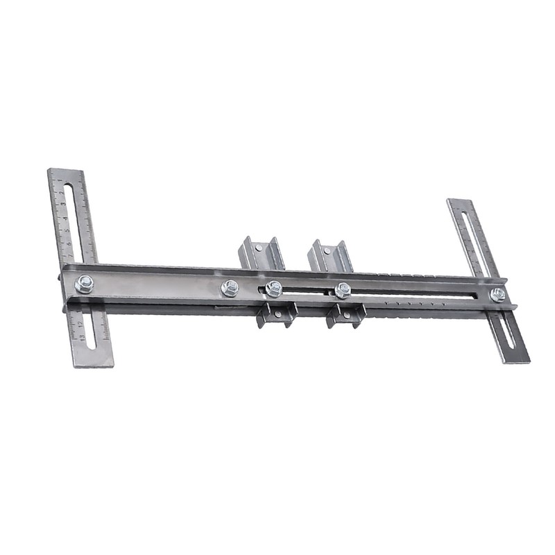 Cabinet Hardware Jig Template Stainless Steel Closet Hanging Rod Locator