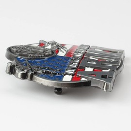 Longcreek United States Flag Belt Buckle Men US Navy Belt Buckle US Army Belt Buckle Air Force Belt Buckle, Army-2