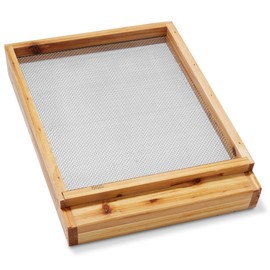 Honey Keeper 10 Frame Beehive Screened Bottom Board Dipped in 100% Beeswax for Langstroth Beekeeping