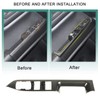 4 Pcs Door Window Control Panel Cover Carbon Fiber Style