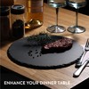 Navaris Slate Plates - Food Contact Safe Black Stone Plates