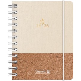 BRUNNEN School Calendar '25/'26 "Naturality" | A6, Textile