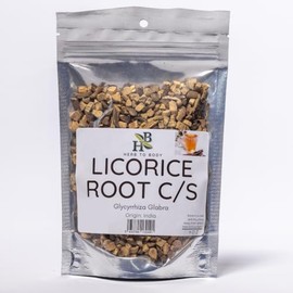 Herb To Body Licorice Root C/S | Cut & Sifted | Glycyrrhiza Glabra | Wildcrafted | 4oz