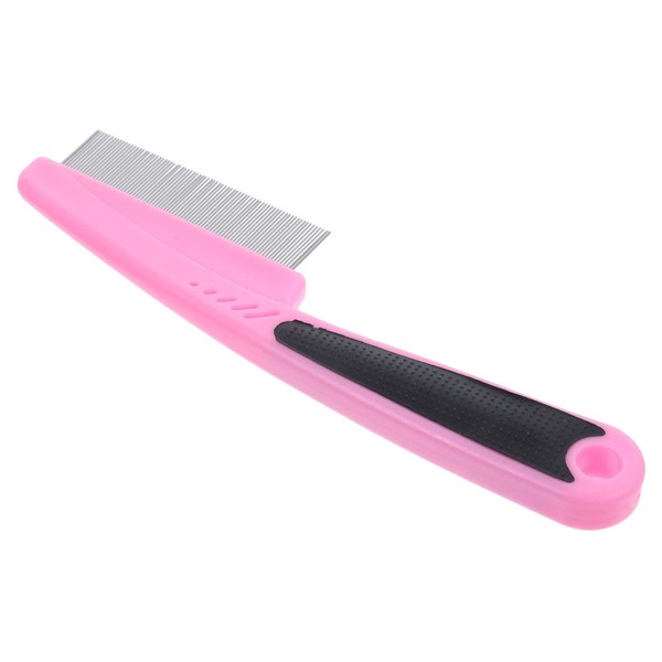 SAFIGLE Fine-Tooth Stainless Steel Comb for Dandruff Removal Portable Hair