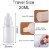 Apstaqeoo 20Pcs, 20Ml Plastic Dropper Bottles, Empty Squeezable Eye Liquid