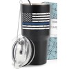 Police Tumbler 30oz, New Police Officer Gifts For Him, Police