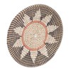 Round Grass Wall Ornaments 35cm Diameter Hand Knitting Hanging Woven