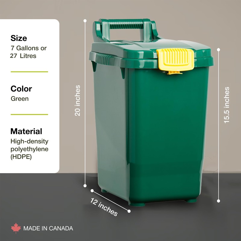 Nova Products 7 Gallons (27L) Organics Bin - Composting Solution