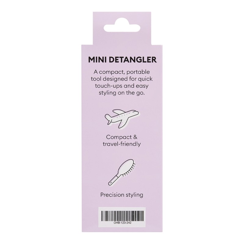 Oz Essentials Mini Hair Detangler - Black