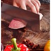 TrueCraftware- 8-1/2" Cast Iron Ping Knife/Cleaver with Wooden Handle- Meat