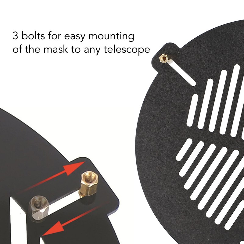 Telescope Focusing Mask Aluminum Alloy Lightweight Focusing Fishbone Plate for