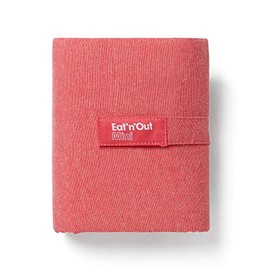 PinkRoll'eat – Eat'n'Out Mini Nature | Waterproof Thermal Bag Convertible into Tablecloth | Reusable and Eco-Friendly | BPA Free with Zip | Black (red Color)