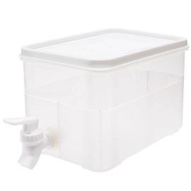 Kokubo KK-634 Drink Server, 1 Gal, Made in Japan, Includes Faucet, Lemon Water, Fruits, Herbs, Flavored Water, Refrigerator