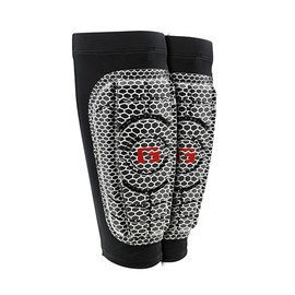 G-Form Pro-S Compact Soccer Shin Guards - Football Shin Guards - Hex Silver/Black, Adult Medium