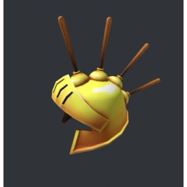 Jazwares Roblox | Gold Plunger Helmet Hat Gladiator Chaser Series 12 - Roblox Toy Code