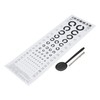 FUNOMOCYA 1set Visual Eye Exam Chart Testing Chart Telescopic Rod