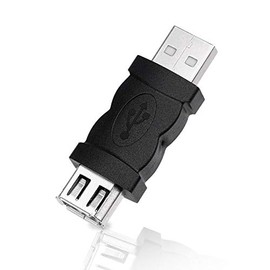Blacell USB 2.0 A Male to Firewire IEEE 1394 6P Female Adaptor Converter Connector F/M