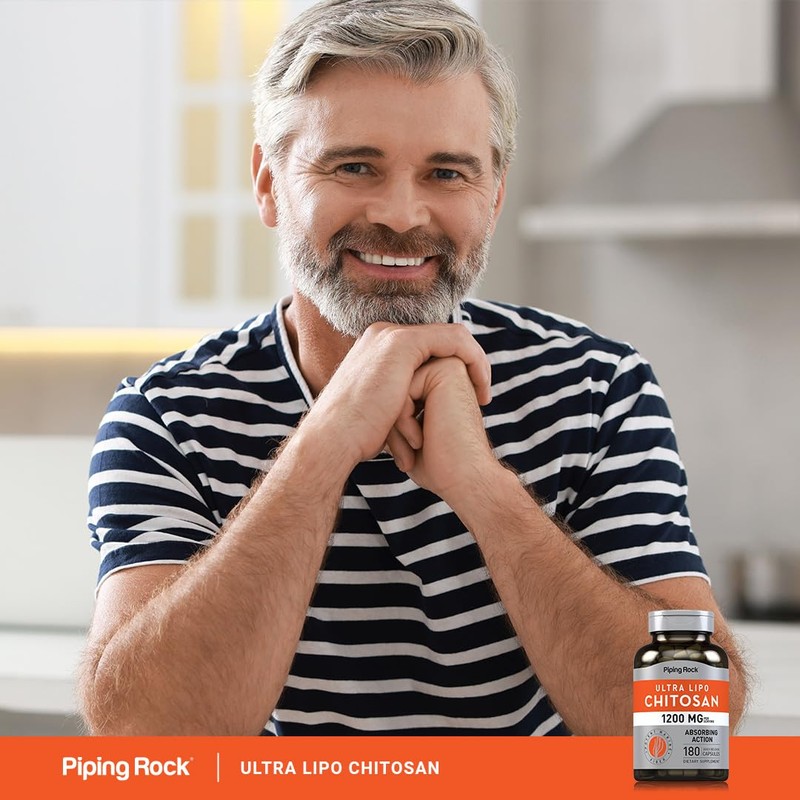 Piping Rock Chitosan Supplement 1200 mg | 180 Capsules |