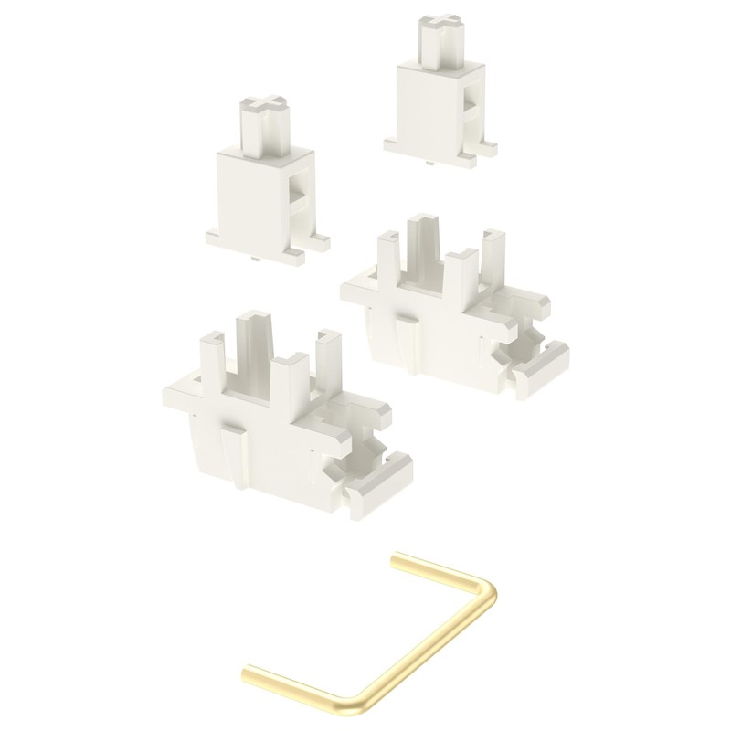 DUROCK Plate Mount Stabilizer V3, Innovative Pre-Clipped Stem for Minimum