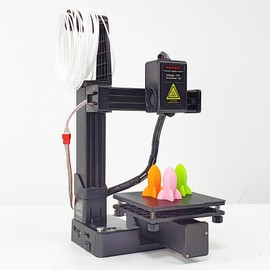 K10 Mini 3D Printer, 3D Printers for Beginners, High Speed & Precision, Auto Leveling 3D Printing Machine for Kids, 230℃ High Temp All Metal Hotend 4 x 4 x 4in (US Plug)
