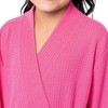 Fruit of the Loom Girl's Classic Waffle Robe, Rose, 4/5