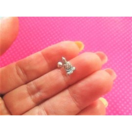 Unbranded Buddha silver cartilage stud